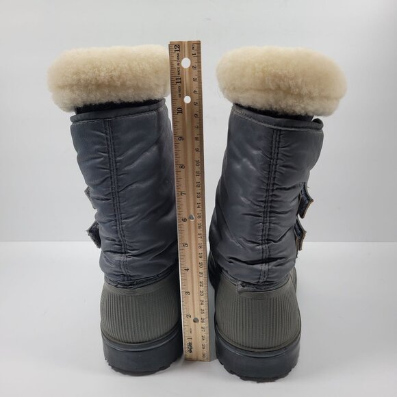 Sorel Men's Gray Winter Snow Boots Made In Canada US Size 11 - Picture 11 of 11